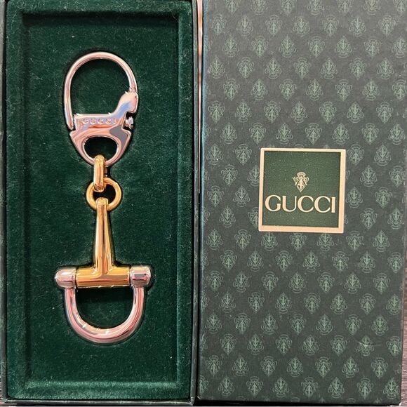 Gucci Gold and Silver Keychain - Picture 1 of 2